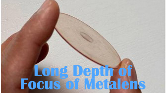 Long Depth of Focus of Metalens