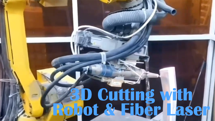 3D Cutting with Robot & Fiber Laser